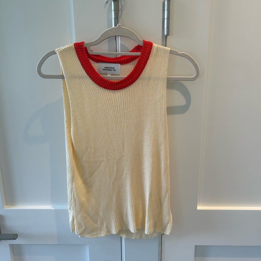 Valentine witmeur lab tank top